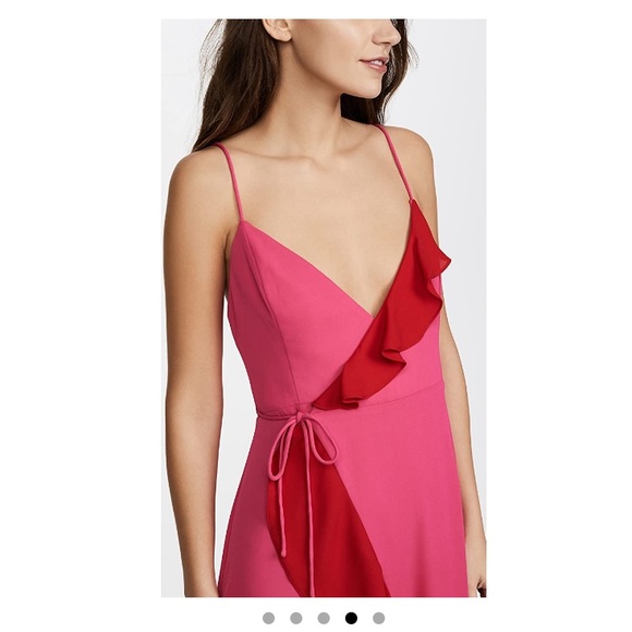 Frame Partners pink red dress - Picture 3 of 8